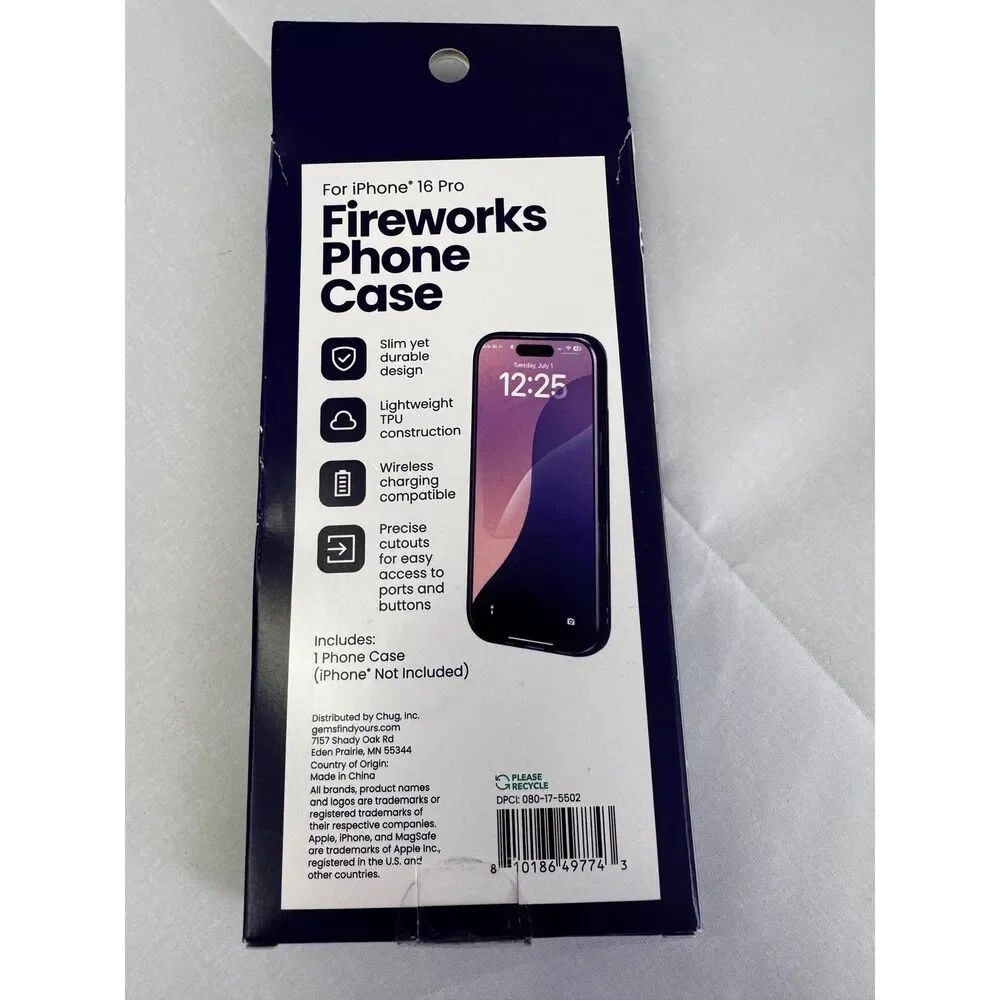 GEMS iPhone 16 Pro Firework Phone Case